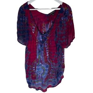 GreaterGood BoHo Peasant Top Size XL